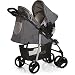New Hauck shopper SLX Trio Travel System pushchair Carrycot Carseat Stone/Grey+RAINCOVER