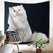 Produktbild PYHQ HD Tier Katze Tapisserie Boho Wandteppiche Wand-hängende Blumenmuster Hippie Gypsy Decke Kunst Böhmen Wurf Vorhang Strand Abdeckung TableCloth Lotus Yoga Matte Dorm Dekor Hintergrund