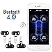Produktbild lmystar Reifendruckkontrollsystem TPMS-App Wireless Bluetooth 4.0 integriertem Reifendruck Auto Alarm Sensor