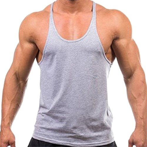 Laitb Herren Sportshirt Sport Tank Top Trägershirt Tanktops Fitness Shirt Unterhemd