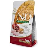 N&amp;D D&uuml;ş&uuml;k Tahıllı Tavuk ve Narlı Kısırlaştırılmış Yetişkin Kedi Maması 1,5 KG