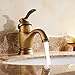 Produktbild Guoke Hahn, Badewanne, Badezimmer, Küche Wasserhahn Messing Wasserhahn Teekanne Becken Becken Becken einzelnen Hebel Einlochmontage Käfig und Warmes und kaltes Wasser.