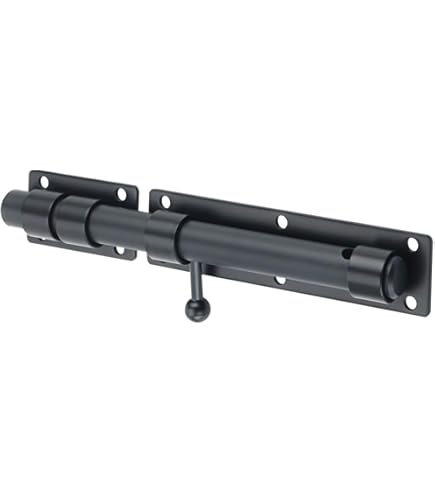 IRONTITE® Cranked Black Gate Hinges Heavy Duty 300mm (12"), Hook And