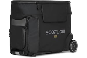 EF ECOFLOW ECOFLOW Couvercle de Protection pour Delta Pro et Delta Pro Extra Battery, Couvercle résistant à l'eau et à la poussière, facilitant l'accès pour Une Utilisation en extérieur ou en intérieur