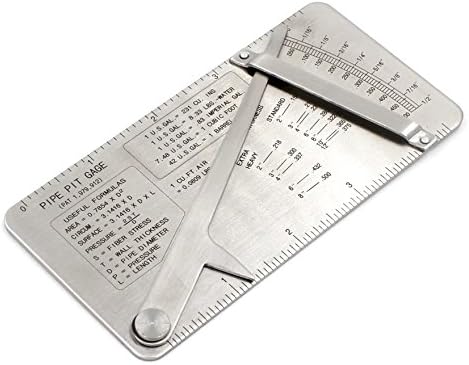Pipe Pit Welding Gauge Gage Test Ulnar Weld Pipeline Concave Inspection Ruler