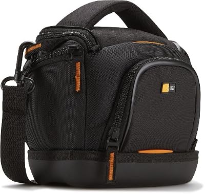 Case Logic SLDC203 Housse semi-rigide pour CN / bridge Noir et Orange,(L x P x H): 115 x 85 x 157 mm