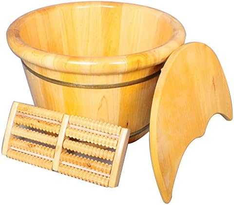 Kashiwagi Footbath, Fumigation Padlock Foot Bath Tub Foot Barrel, Send Massage Beads
