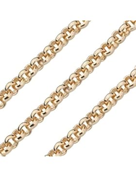 Quoins, Halskette, PVD Gold vernickelt, 3,0mm, 45cm