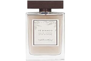 Gandini, Tè Bianco, Profumo da Donna, Eau de Toilette, Fragranza Primaverile e Fine, con Note di Cedro, Bergamotto, Tè Bianco, Iris, Pepe Bianco, Cardamomo, Muschio Bianco, Maté, Ambretta, 100 ml