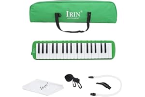 Oniissy Mouthpiece Melodica Colorful For Students With Carrying Bag, Compact and Lightweight 37 Key Melodica Perfect for Beginners, Exquisite Workmanship(Green)