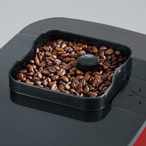 Severin KV 8062 Kaffeevollautomat „Piccola premium“ (Inklusive Thermo-Milchbehälter, Cappuccinatore) rot metallic / schwarz - 7