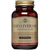 Solgar Cod Liver Oil Balık Karaciğeri Yağı, A ve D Vitaminleri, 100 Softgel Kaps&uuml;l