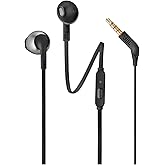 JBL T205 Mikrofonlu Kablolu Kulak İ&ccedil;i Kulaklık - Siyah