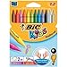 Produktbild Bic Kids Plastidecor Farbstift Colour Hardcase langlebige nachschleifbare 829770 Vivid, farblich sortiert, 12 Stück