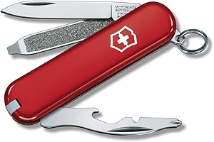Victorinox, Rally, Coltellino Svizzero, Originale, Multiuso, Campeggio, 9 Funzioni, Lama, piccola, Spelafili