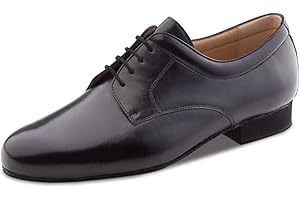 Werner Kern Hombres Zapatos de Baile 28050 - Cuero Negro - 2 cm Ballroom
