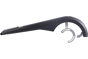 Hesling Unisex – Erwachsene Velo Kettenschützer, Schwarz, Einheitsgröße