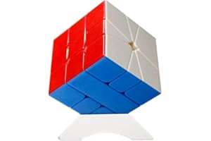 OOSTIFUN OJIN YuXin Little Magic SQ1 Cubo de Velocidad Cuadrado-1 Cubo Suavemente rápido Twist Puzzle Rompecabezas de Enigmas Cubo con un Cubo (Sin Etiqueta)