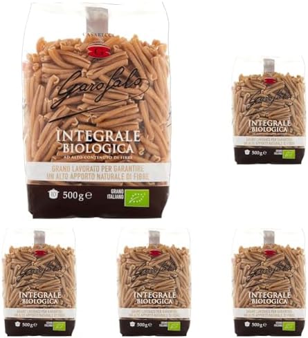 Garofalo Pasta Integrale Casarecce, 500g (Confezione da 5)