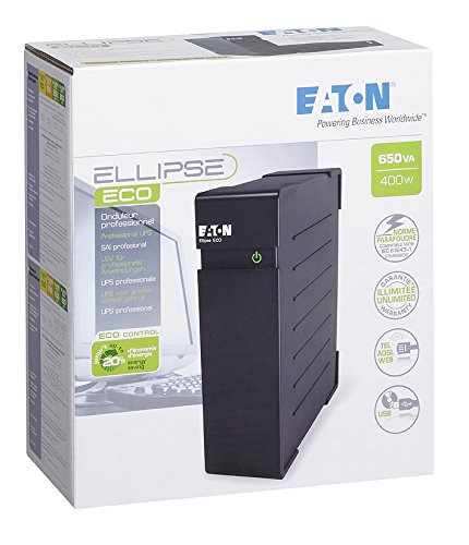 Eaton Ellipse Eco 800 - Sistema de alimentación ininterrumpida (800 VA, 500 W, 161 V)