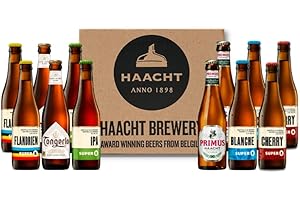 Haacht | Mixed case of Belgium Beer 12 x 33cl Beer Gift Set Pack