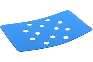 PENLIMLY Shower Seat Cushion Non Slip, Shower Chair Cushion Waterproof, Bath Seat Cushion for Elderly, Bath Chair Seat Mat, Shower Stool Bath Transfer Bench EVA Pad with Adhesive for Disabled Handicap Senior