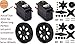 Produktbild 2 stuck Feetech FS5113R 360 Degree 13Kg.cm High Torque 2BB Metal Gear Servo mit Horns, Wheels, Micro Screwdriver