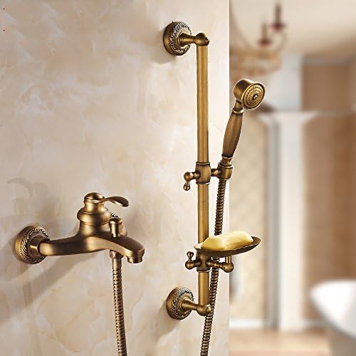JIAHENGY Shower European style retro fashion personality Antique Bathroom suite bath head continental hot and cold easy full copper