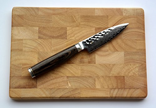 Kai Damastmesser-Shun Premier Tim Mälzer TDM-1700 Officemesser 9 cm Klinge incl. Schneidebrett