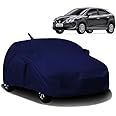 V VINTON Waterproof Car Body Cover All Accessories Compatible for Maruti Suzuki Baleno with Mirror Pocket Uv Dust Proof Protects from Rain and Sunlight | Navy