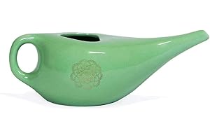 POT DE NETI Bodhi, pichet Neti en céramique avec mandala, pichet pour rinçage nasal ou douche nasale, pot de Nethi I