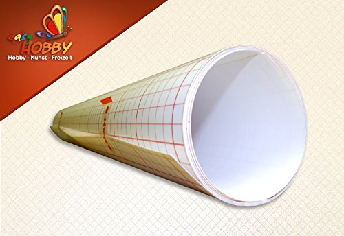 ASLAN Lampenschirmfolie, opak, selbstklebend, 0,30 mm stark (60 cm x 1 Meter)
