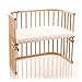 NSAuk BabyBay Maxi Cot with Coconut and Bamboo Mattress (Varnished Beech)