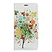 Produktbild coque Xiaomi Mi A2/Mi 6X Handyhülle,Gemaltes Muster Flip Wallet Case für Xiaomi Mi A2/Mi 6X-Obstbaum