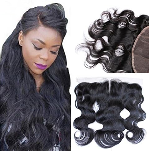 13x4 Peruvian Body Wave Lace Frontal Closure Human Hair Ear to Ear Body Wave Full Lace Frontal Hair Virgin Hair Extensions/ Weft/ Weave