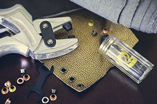 Woodruff Industries – 3-in-1: Leder-Locher, Ösen Einsetzer und Druckknopfzange – Heim-und Handwerker – Multi-große Löcher in Runde 1,2,3,4,5,6mm-Beste Qualität-Garantie von Woodruff Industries - 9
