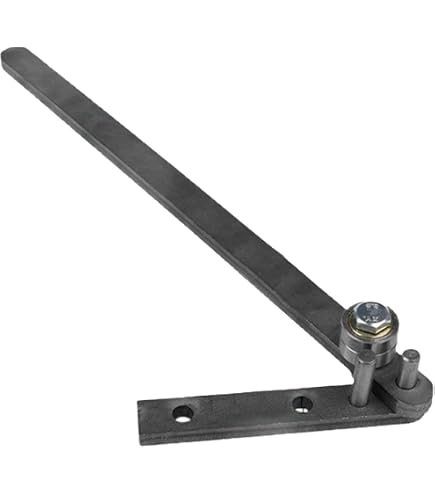 Piastra Piegaferro 14 Mm Con Manico 110 Mm - Utensile Professionale Per Piegatura Manuale Di Barre Di Ferro, Ferro Battuto, Fai Da Te