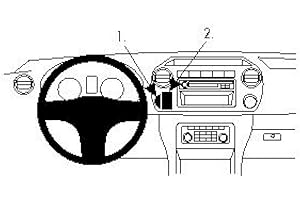 Brodit ProClip 854601 Kit de Coche Montaje Central