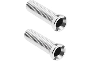 GXGM Argent M12 x 30 mm Vis pour Panier D'évier Acier Inoxydable, Vis Creuse, Bonde Evier Cuisine, 2 Pièces