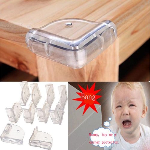 New 10 Pcs Baby Kid Safety Anti-Crash Table Corner Protector Cushion Pad @Kuntaashop