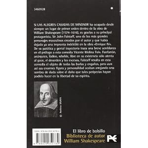Las alegres casadas de Windsor (El Libro De Bolsillo - Bibliotecas De Autor - Biblioteca Shakespeare)