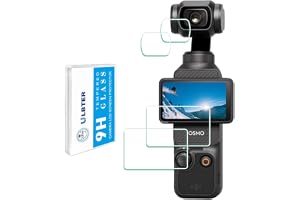 ULBTER Lins + skärmskydd för DJI Osmo Pocket 4/Pocket 3 [2 + 2 pack]