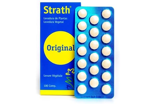 A.VOGEL - Strath Complément alimentaire - Probiotique - Améliore l'équilibre de la flore intesinale - A base de levure végétale plasmolysée - Pour adultes et enfants - 100% vegan -100 comprimés