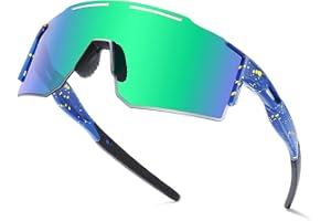 TAISYANGHAO Sportbrille-Sonnenbrille Herren-Damen-Fahrradbrille-Sunglasses men-Polarisiert-Schnelle Brille,UV400-Schutz, Leichter, langlebiger TR90-Rahmen, Hartschalen-Etui