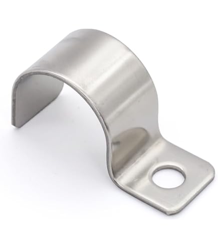 Lot De 20 Colliers De Serrage Acier Inox 304 - 20 Mm, Avec Insert Caoutchouc - Pinces En P Antivibration