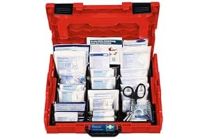 Bosch Professional kit de premiers secours dans L-BOXX (avec compresses et matériel de premiers secours selon DIN 13157)