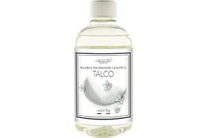 Camomilla Torino Dell'art Recarga perfume 500 ml para lámpara catalítica 25 fragancias.Italy. (Talco)