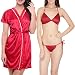 Klamotten Satin Women Sexy Nightwear and Bikini Set Combo 11M-04 RS.349.00