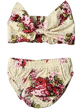 Hunpta Säugling Baby Kinder Mädchen Blumen Badeanzug Bademode Badeanzug Bikini Set Kleidung