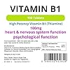 Lindens Vitamin B1 Thiamin 100mg Tablets | 100 Pack | Super-Strong 7000% Nrv Tablets Contributes to Healthy Metabolism and Healthy Heart Function - Image 4